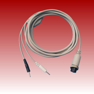 兼容华伟医疗HW-1004产后综合治理疗仪输出 导联线电极线3孔2.0针