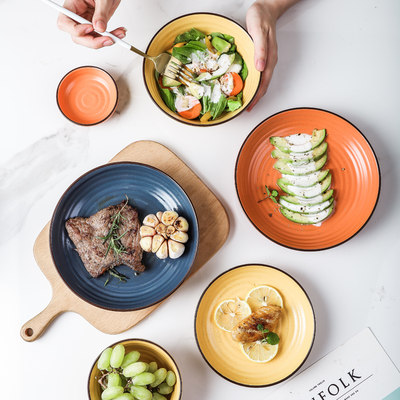 碗碟套装家用组合日式简约餐具