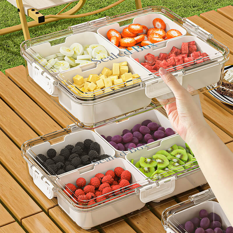 保鲜盒户外露营野餐便携水果便当盒食物收纳盒分装盒备菜盒整理盒