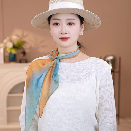 2026春夏法式百搭长条丝巾飘带