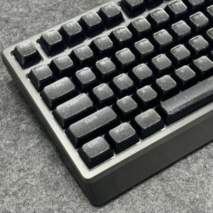水晶星空果冻键帽OEM闪粉黑色PC透明透光键盘帽wooting rog魔导士