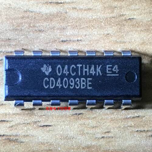 全新原装正品 CD4093BE CD4093 DIP14 直插14脚 逻辑集成电路芯片