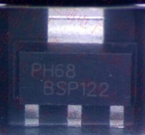 BSP122贴片三极管模块场效应管芯片集成电路块IC贴片三3脚元器件