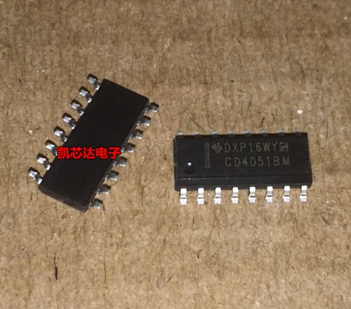 全新 CD4051BM CD4051/HCF4051/HEF 八选一模拟开关 贴片SOP-16