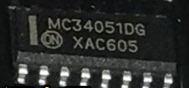 贴片IC MC34051D MC34051DG  MC34051DR2G 收发器芯片SOP16