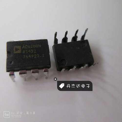 一级 AD620 AD620BN DIP-8 低功耗仪表放大器    进口原装