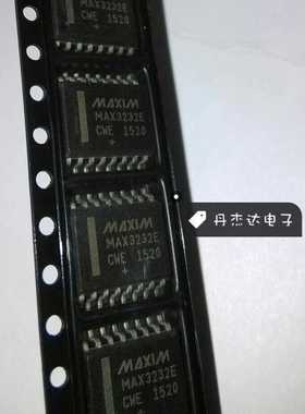 一级 MAX3232ECWE SOL16宽体 RS-232线路驱动器 进口原装
