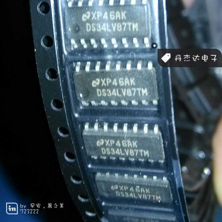 DS34LV87TM 驱动器,接收器,收发器-接口芯片 34LV87 DS34LV87