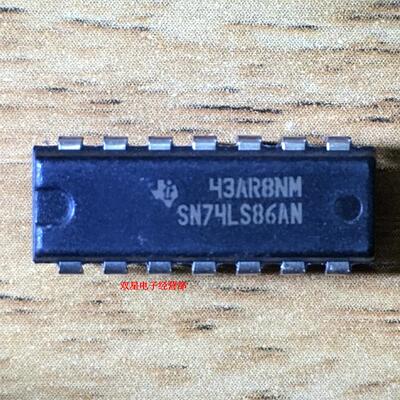 全新原装正品 SN74LS86AN 74LS86 DIP14 直插14脚 集成电路芯片