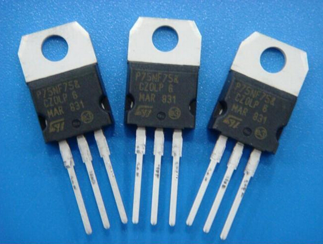 场效应管P75NF75 STP75NF75 TO220原装正品 可直拍