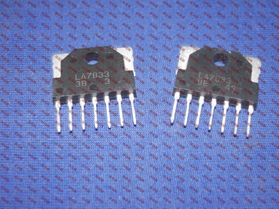 场扫描电路IC LA7833 ZIP7 家电维修配件 电源常用场输出功放芯片