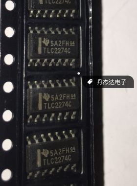 一级  TLC2274CDR TLC2274C SOP14 四通道运算放大器