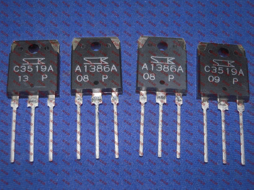 功放配对管2SA1386A 2SC3519A A1386A C3519A进口全新三极管配件