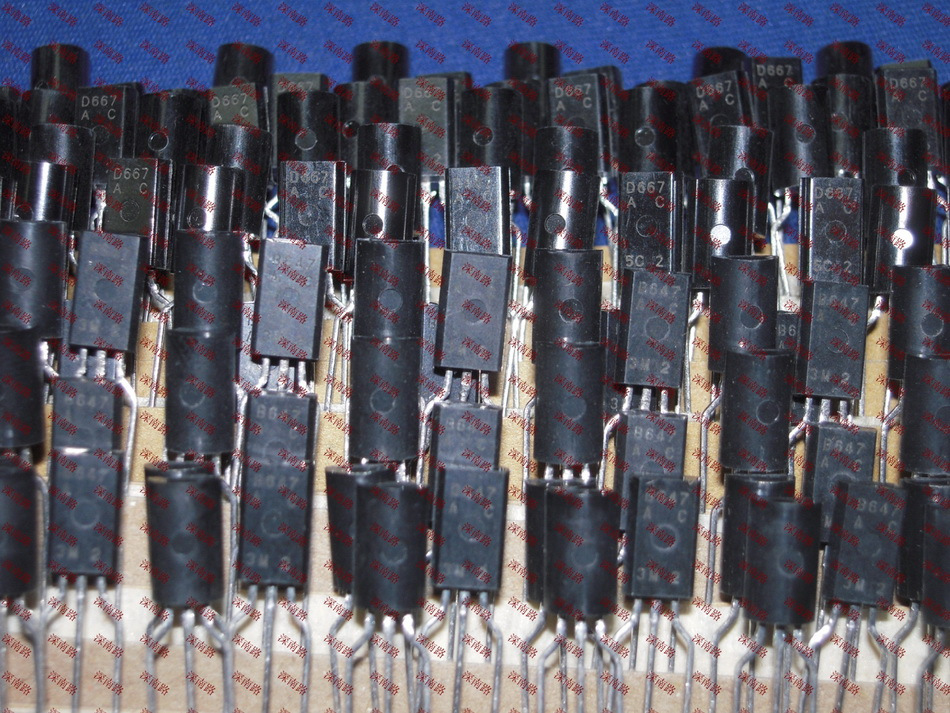 音频发烧配对管2SB647 2SD667 B647 D667 647 667 TO92L进口原装
