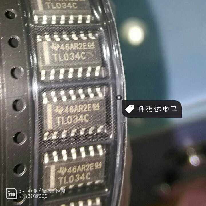 一级 贴片 TL034CDR TL034C 4路JFET运放 1.1MHZ SOP-14