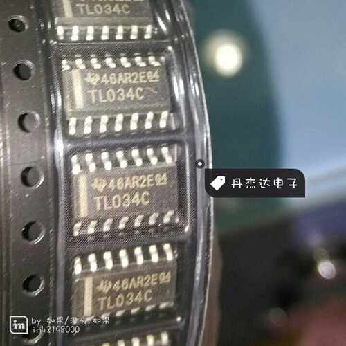 一级 贴片 TL034CDR TL034C 4路JFET运放 1.1MHZ SOP-14