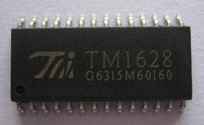 正品TM1628 HT1628 SM1628 HT1628B 电磁炉IC 贴片SOP-28 可直拍