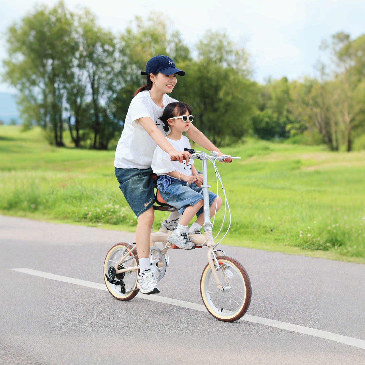 自行车带儿童座椅自行车可载小孩自行车带小孩母子车成人带小孩,自行车/骑行装备/零配件,轻便车/通勤自行车,淘宝优惠券,粉丝福利购,淘宝优惠卷