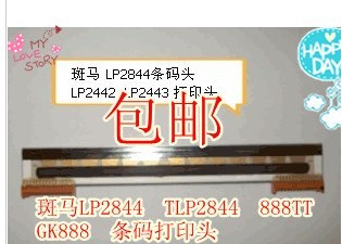 特价斑马ZEBRA LP2844条码打印头 888TT头TLP2844 GK888打印头