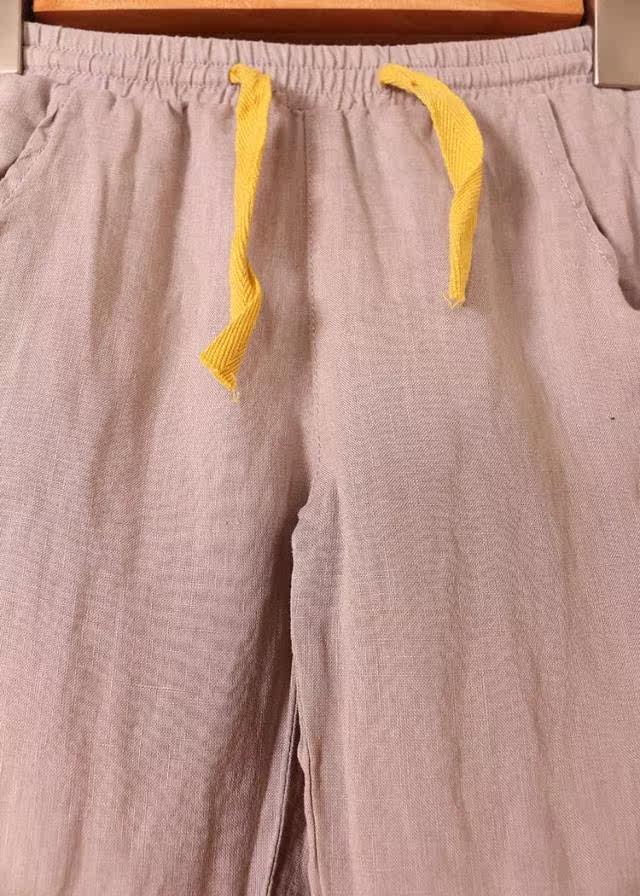 Pantalon garcon numérique en lin - Ref 2055748 Image 3