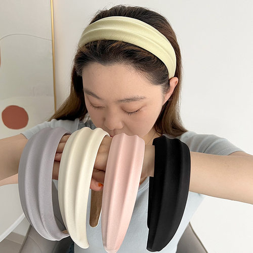 春夏小清新发箍女2024新款高级感宽边发卡发捆百搭外出头箍发饰品