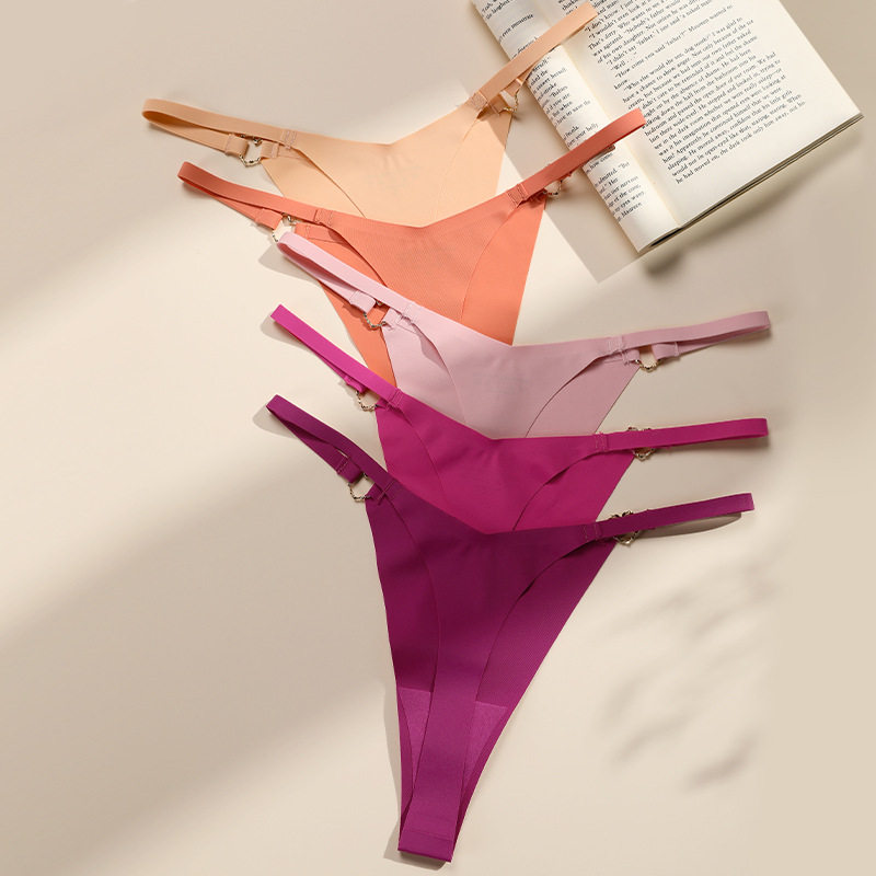 性感t型 低腰无痕冰丝大码女士内裤一片式棉料裆透气少女丁字裤,户外/登山/野营/旅行用品,功能内裤,淘宝优惠券,粉丝福利购,淘宝优惠卷