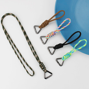 创意挂绳手工编织伞绳钥匙扣防丢手绳长款挂脖绳手机牌证挂绳