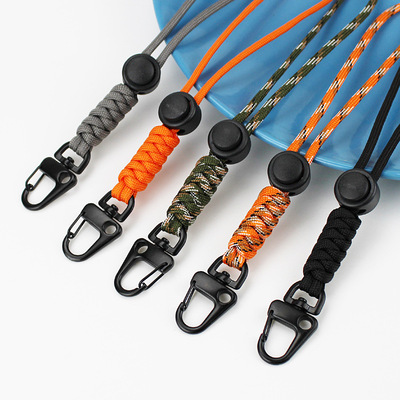 新品手机挂绳挂脖钥匙扣牌证防丢手腕绳手工编织户外应急