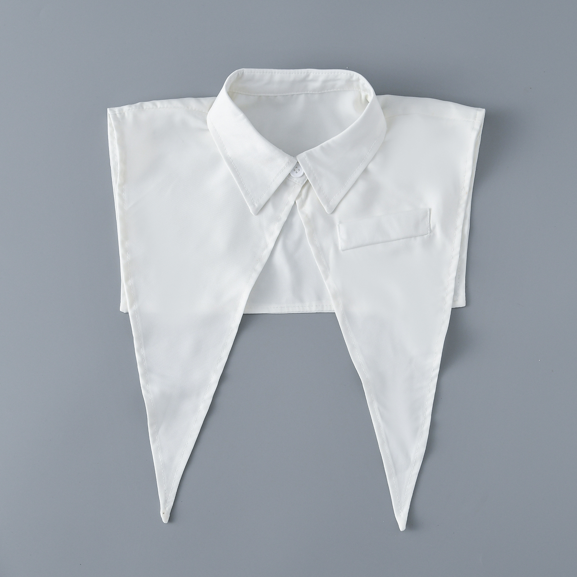 衬衫式披肩领假领百搭西装假领子外搭装饰小马甲扫