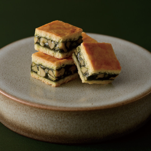 【新品推荐】日本进口果匠清闲院抹茶核桃夹心饼干月饼高级点心