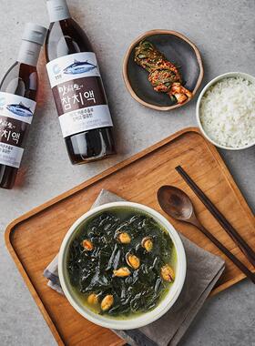 韩国味鲜生清净园金枪鱼调味汁鱼露海带汤鸡蛋羹凉拌菜提鲜用250g