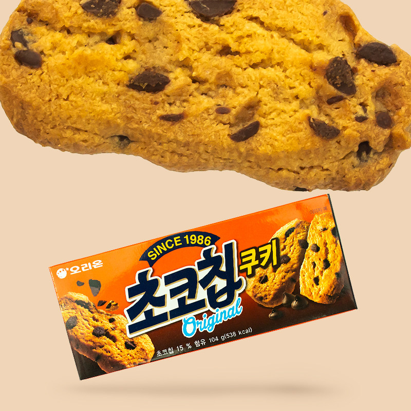 韩国进口零食好丽友巧克力曲奇饼干 巧克力布丁花生曲奇饼干