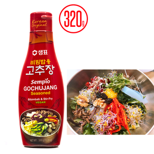 795 320g 韩国膳府传统石锅拌饭酱进口甜辣味辣酱拌酱
