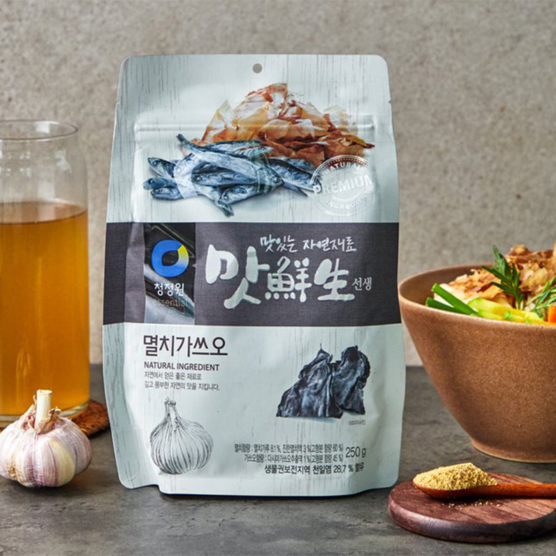 韩国清净园味鲜生调味粉银鱼粉海带汤大酱汤火锅提鲜用调味料250g