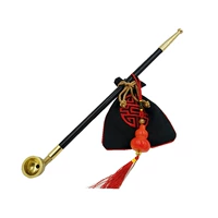 30 см. Большой дымовой горшок медный рот рот черные батончики