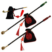 纪晓岚旱烟袋锅子传统老式 50厘米 手工烟袋锅加长烟斗老人烟袋杆