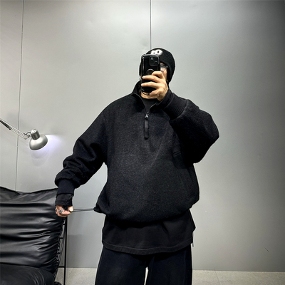 oversize廓形90白鹅绒潮牌羽绒服