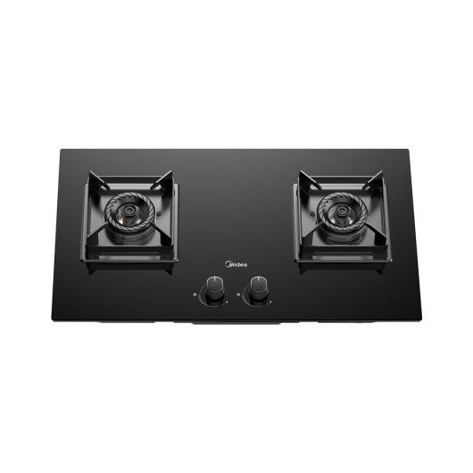 美.的燃气灶双灶钢化玻璃可拆卸火盖5.0KW猛火天然气灶JZT-Q523L-