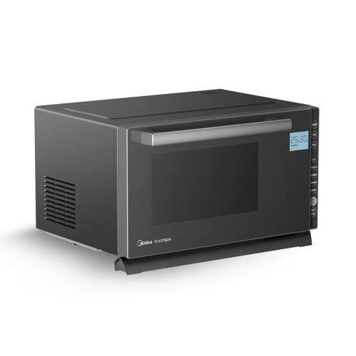 美.的微波炉光波炉900W变频速热湿度感热下拉门平板式PC23M7W