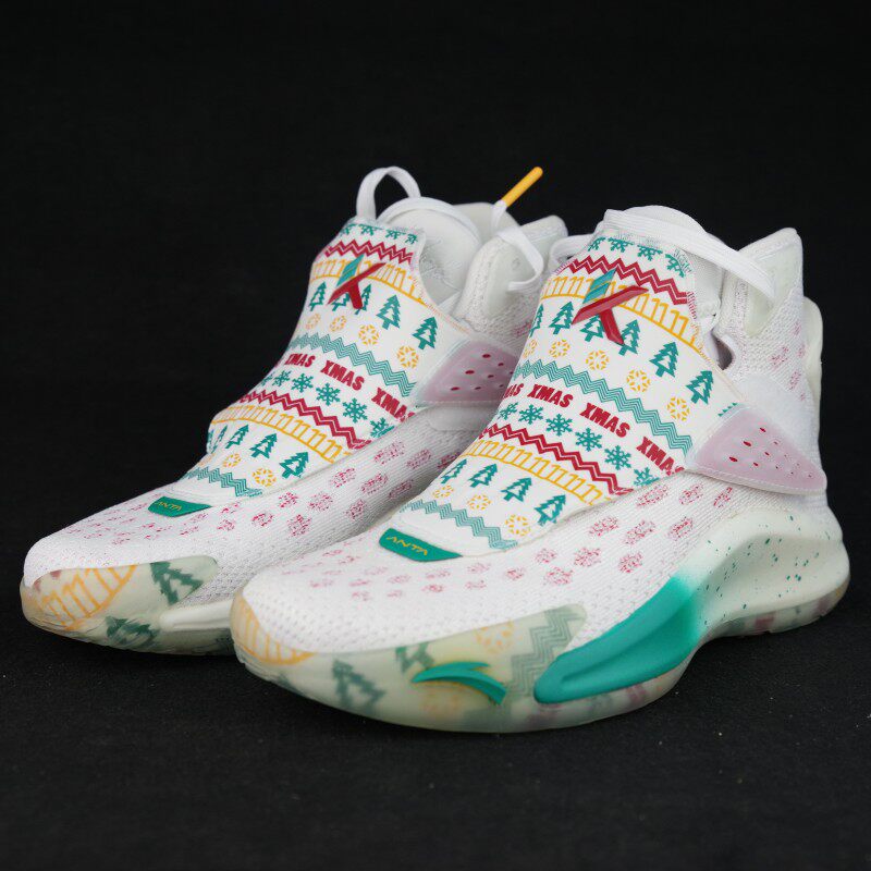 安踏新汤普森五代kt5战靴宠物狗防滑耐磨运动高帮篮球鞋112011101