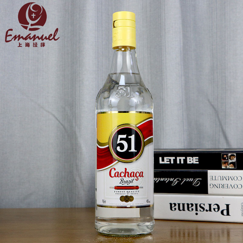 卡察沙51甘蔗酒卡沙萨朗姆酒CACHASA巴西进口 965ml CACHACA-封面