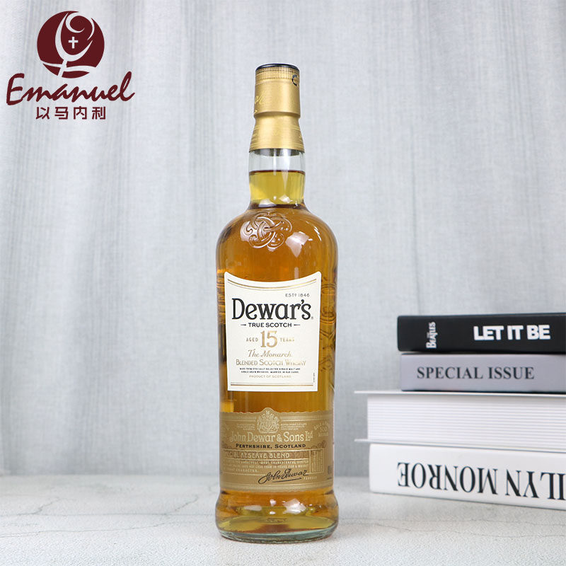 英国进口洋酒帝王15年苏格兰威士忌700ml 调配威士忌 原装