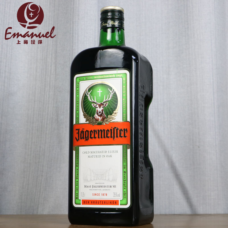 德国JAGERMEISTER野格圣鹿利口酒1.75升野格力娇酒1750ml行货-封面