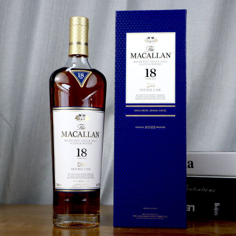 麦卡伦蓝钻18年双雪莉桶单一麦芽苏格兰威士忌原装进口洋酒700ml