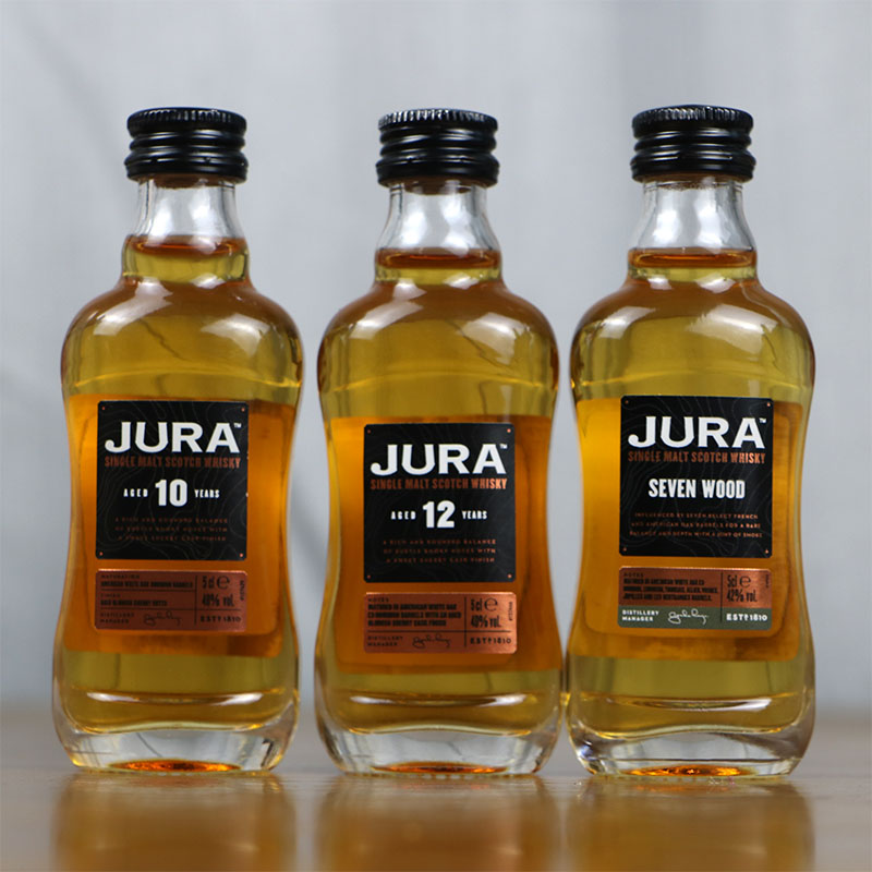 国行 进口 jura 吉拉10+吉拉12+吉拉七分木+50ml*3瓶 迷你酒伴 酒类 威士忌/Whiskey 原图主图