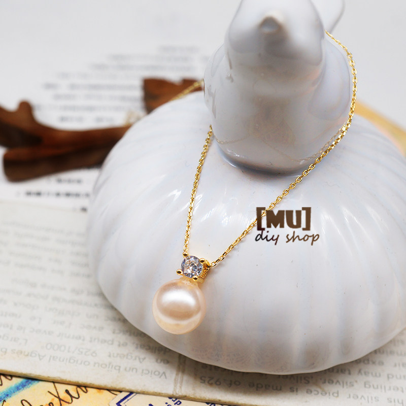 DIY 수제 보석 액세서리 일본 수입 18K 금으로 채워진 색상 보존 금도금 지르콘 양눈 바늘 PIAO 펜던트 헤드