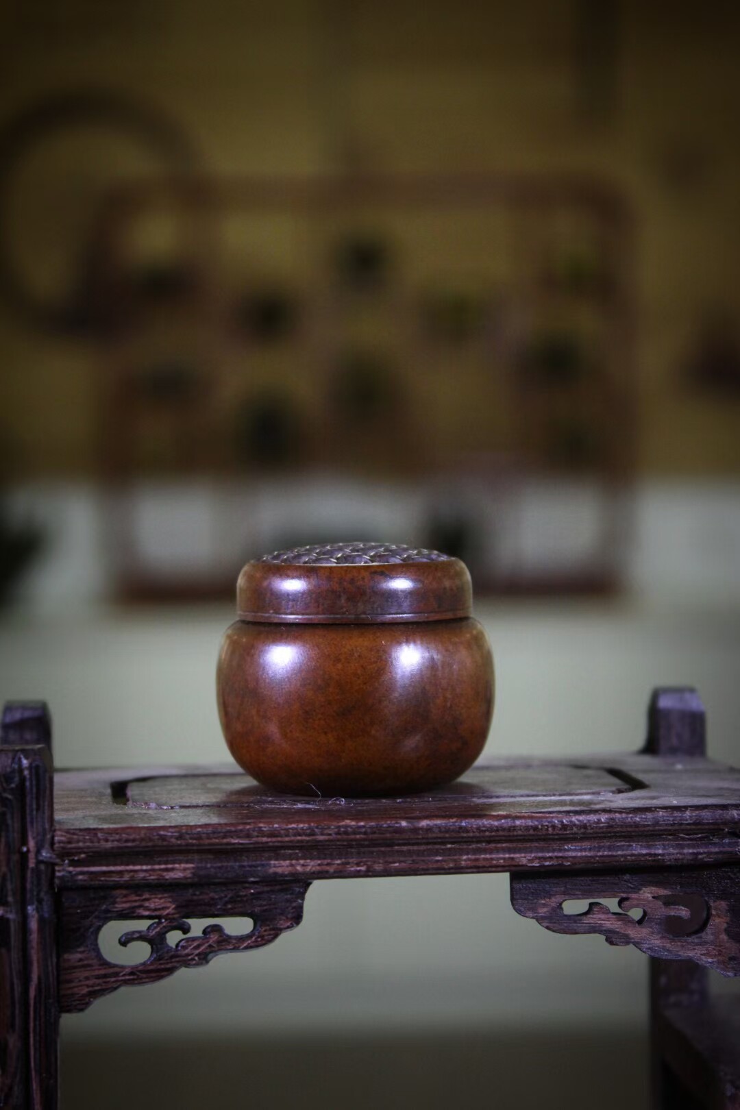 陈巧生制宝珠手炉巧生炉彦岐炉香精舍宣德炉香薰炉铜炉香炉炉香苑