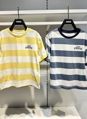 Levi's李维斯童装条纹短袖T恤