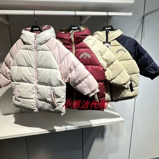 匡威童装儿童连帽双面羽绒服25冬季款加厚保暖防风外套 CV2542623