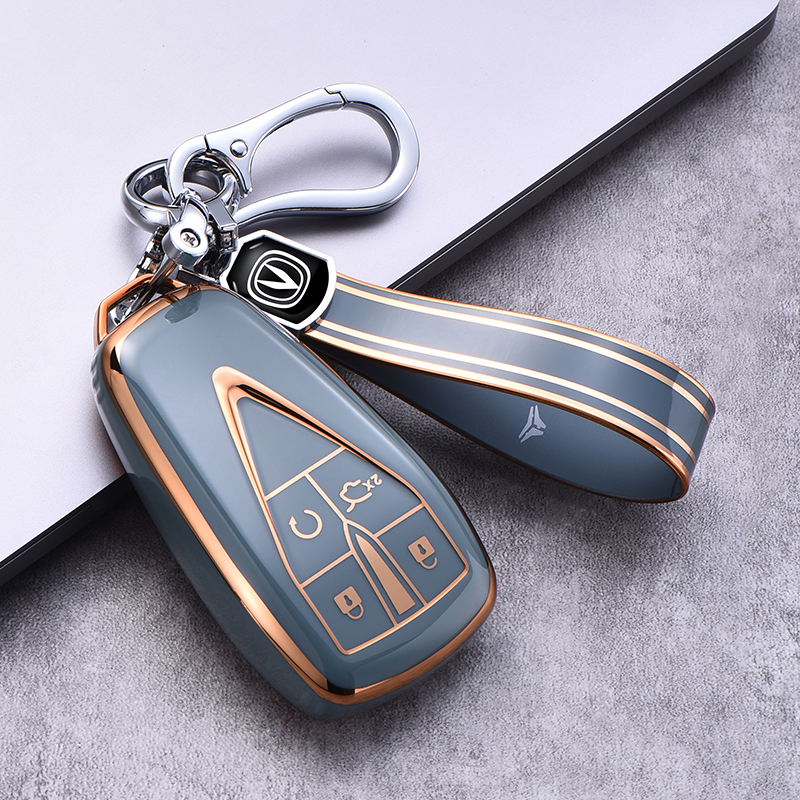 适用于2022款长安cs55plus钥匙套二代cs55plus蓝鲸版汽车壳包扣21